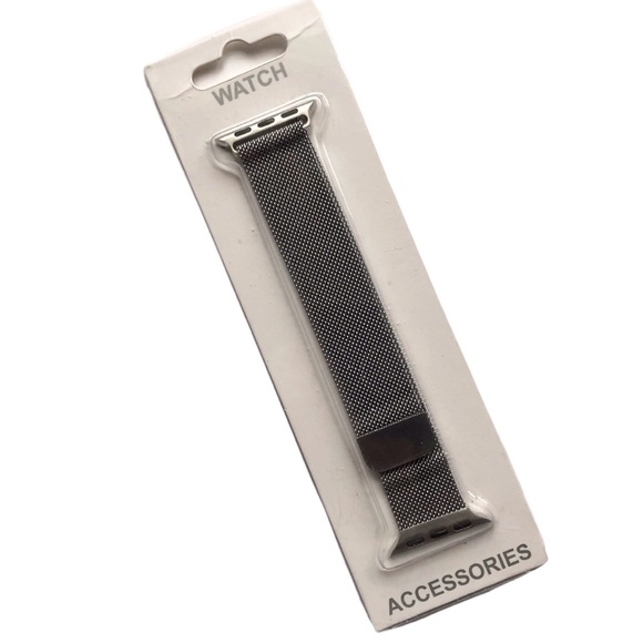 NEW SiLVER Stainless Steel Milanese Loop Band Apple Watch 38/40/41mm - Picture 1 of 7